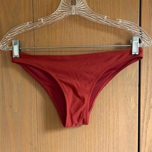 Aerie small swim teeny burnt red Bikini Bottom
